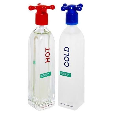 Cold (hombre) y hot (mujer) de benetton