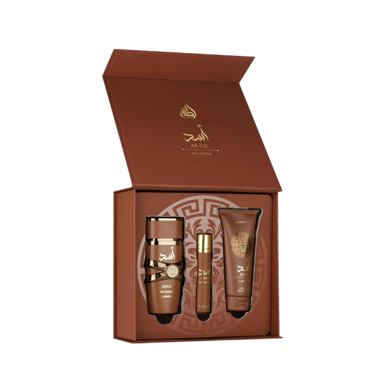 Asad Bourbon set by Lattafa